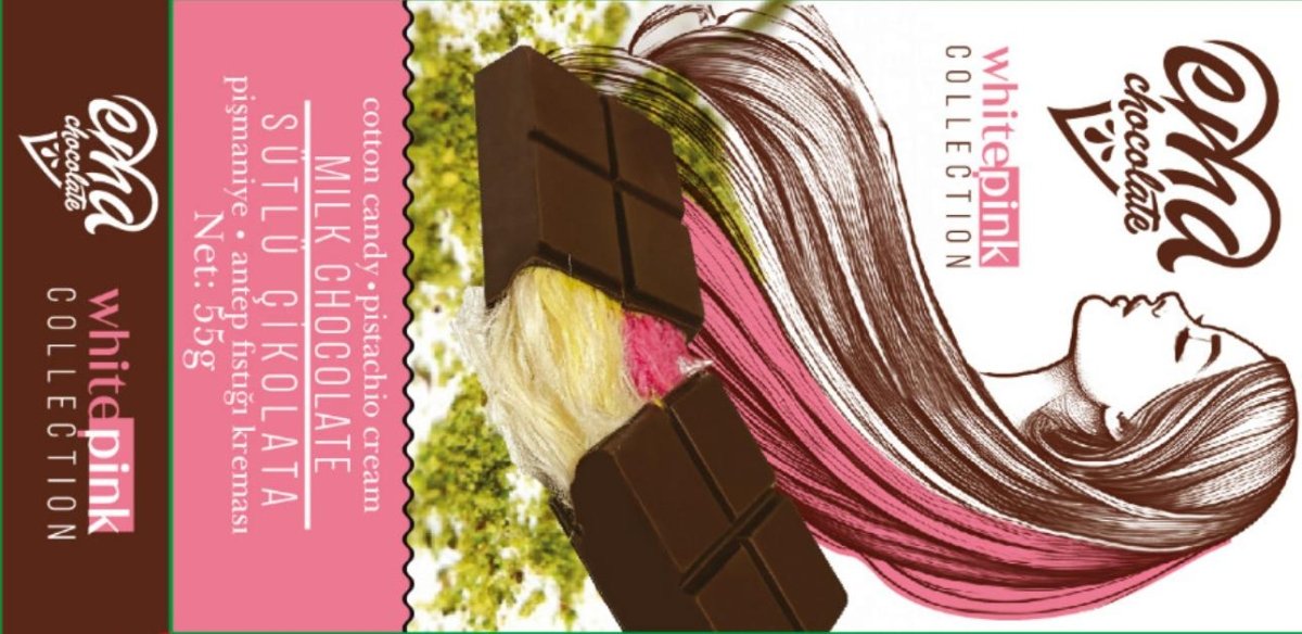 Angel Hair Milk Chocolate with Pistachio & Cotton Candy - 100gr - TryAladdin