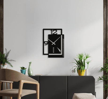 NR Dizayn | Decorative Metal Wall Clock - TryAladdin
